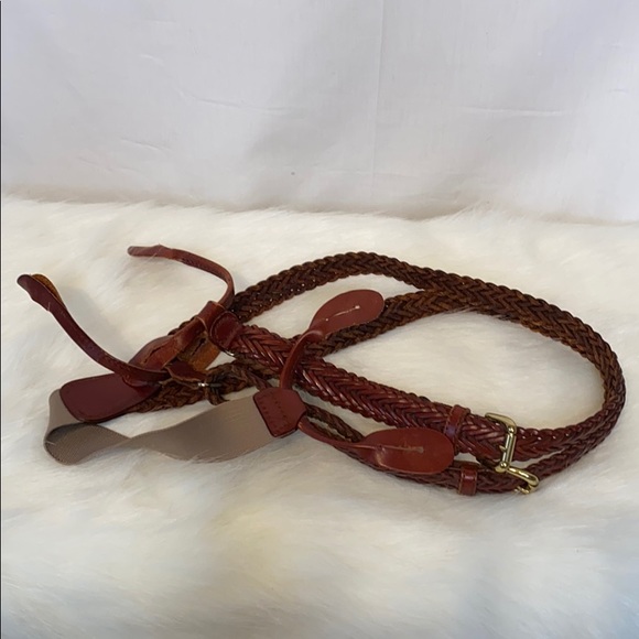 Other - Men's Braided Leather Suspenders